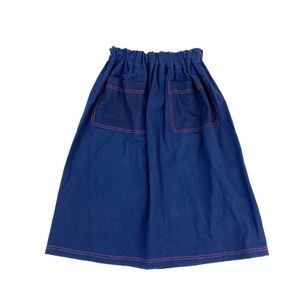 SO RUCKSACK Full Denim Midi Skirt | M